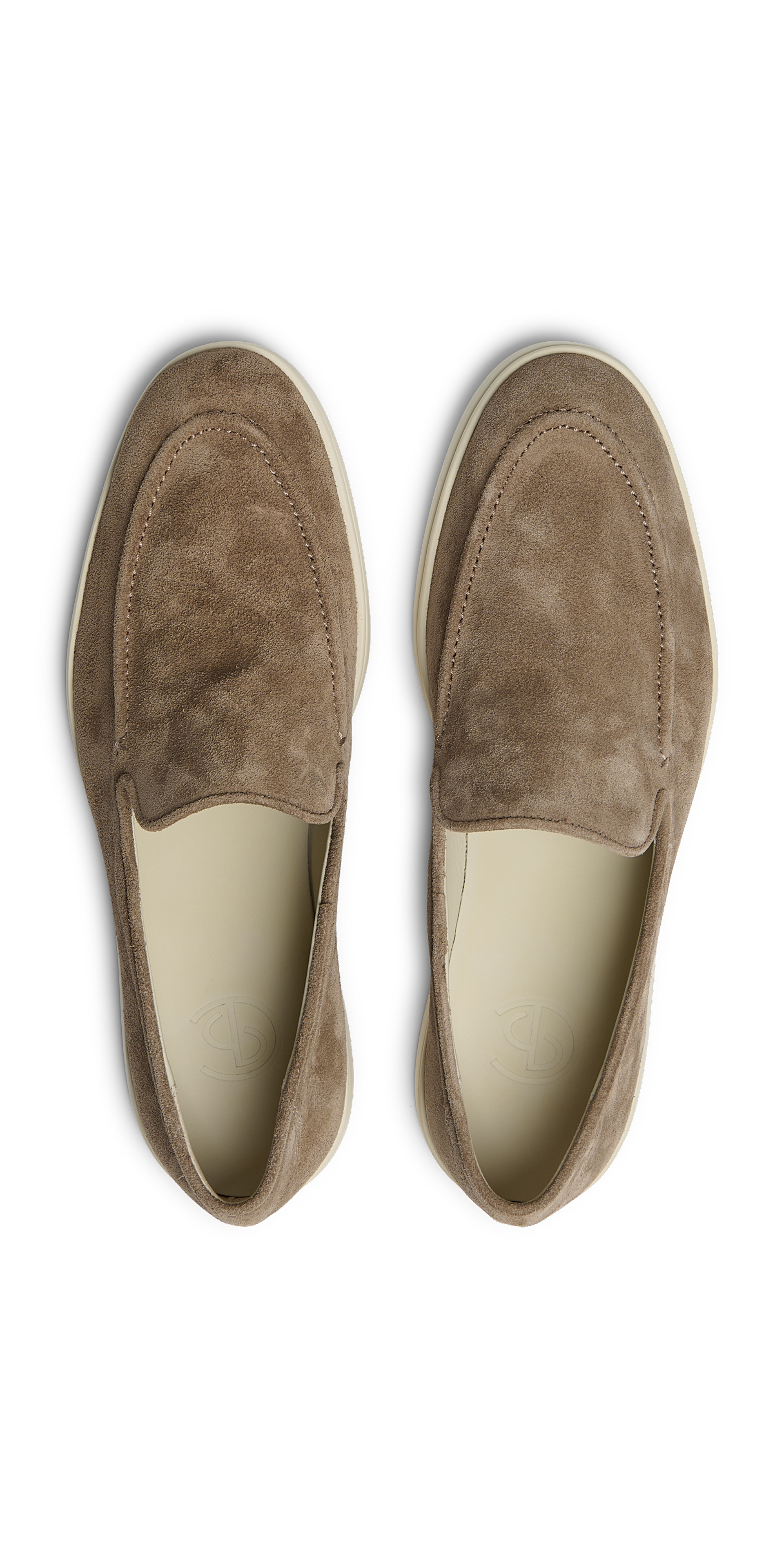 CQP Men\'s Debonair Suede Slip-On Loafers - Dark Brown Sz 42(8.5).  Bag4 Brown Suede Henri Summer Loafer – Drakes US main image 2