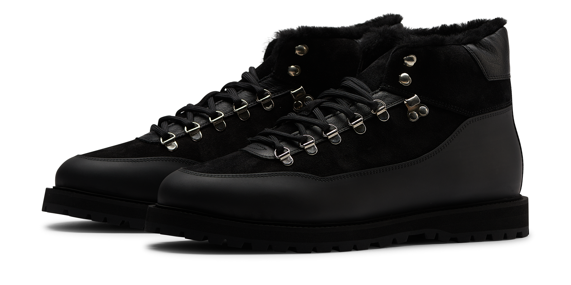 CQP — SAXUM Shearling Black Shearling display picture 3